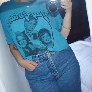 “stay golden” golden girls crop top